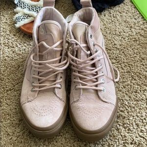 Tan and light pic vans